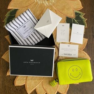 Anya Hindmarch Compact Smiley Wallet